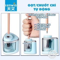 [DA ĐEN] Chuốt Chì Tự Động Tenwin Bằng Pin