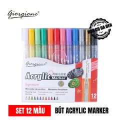 [DA ĐEN] Bộ Bút Sơn Acrylic Marker Giorgione 1.0mm G-MK1105