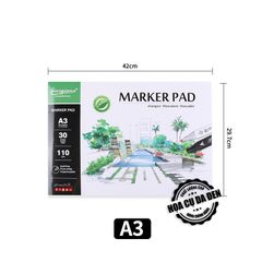 [DA ĐEN] Sổ Marker Pad Giorgione Size A3 | A4 | A5