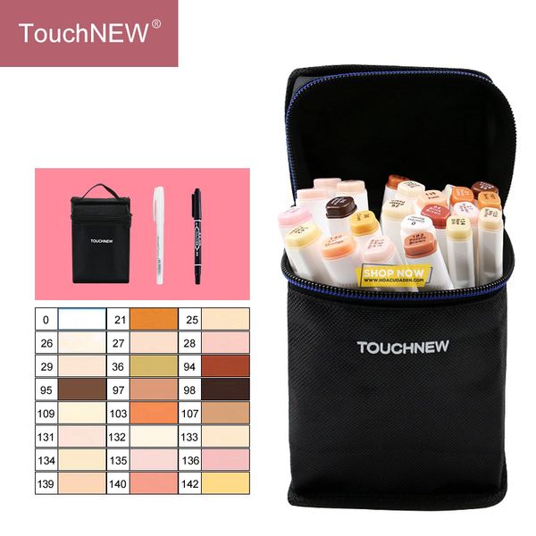 Bộ 24 Màu Marker TouchNew - Set Da