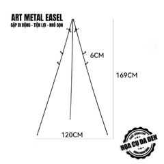 [DA ĐEN] Giá Vẽ Amazone Art Metal Easel