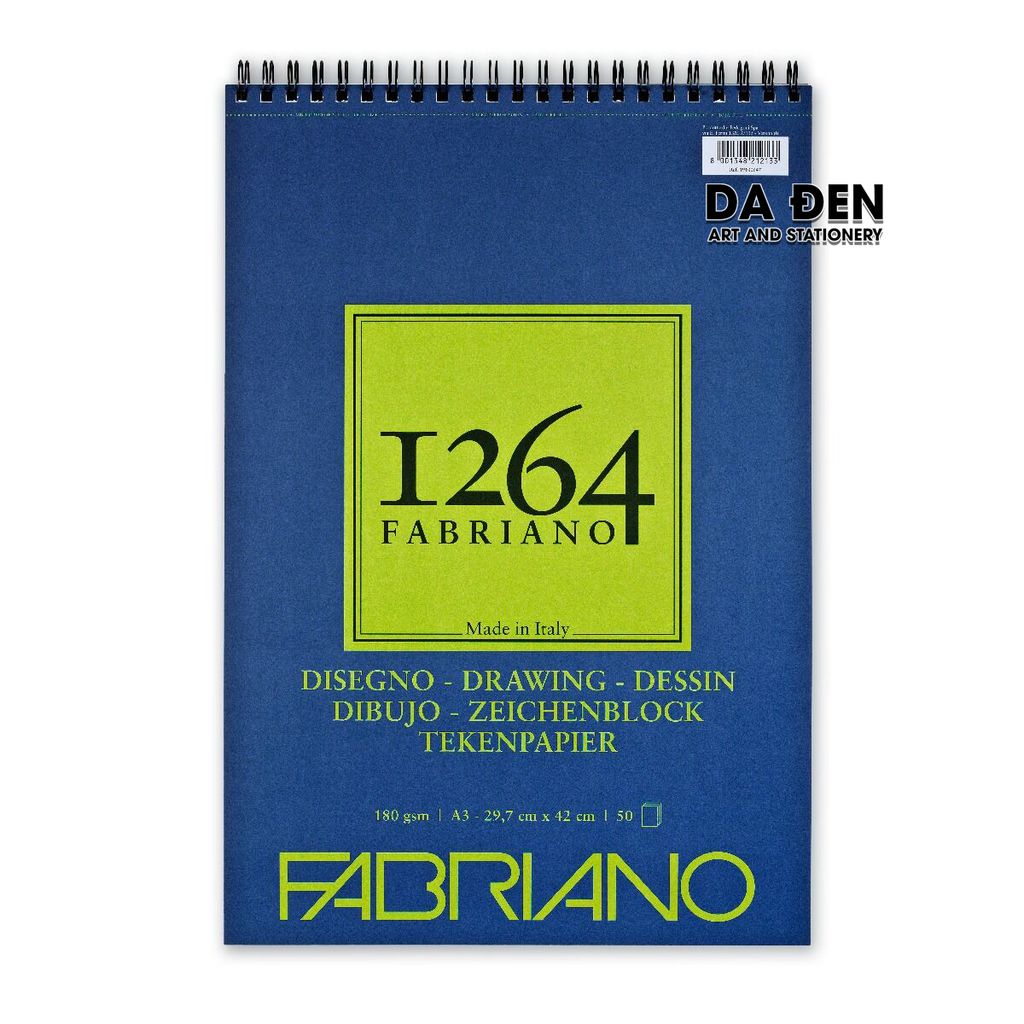 Sổ Fabriano 1264 Sketch A5|A4|A3 180g/m²