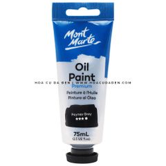 [DA ĐEN] Màu Sơn Dầu - Oil Mont Marte | Tube 75ml