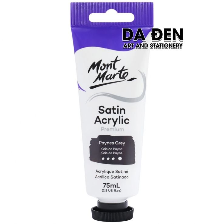 Màu Acrylic Satin Mont Marte Cao Cấp 75ml