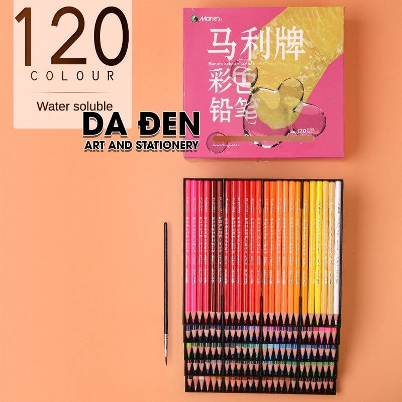 Bút Chì Màu Dầu và Chì Màu Nước Marie's (48|72|120 Màu)