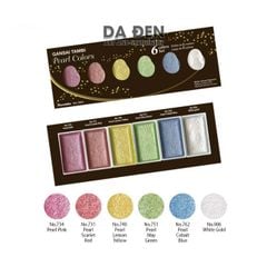 Màu Nước Gansai Tambi Pearl 6 Màu (Ngọc Trai)