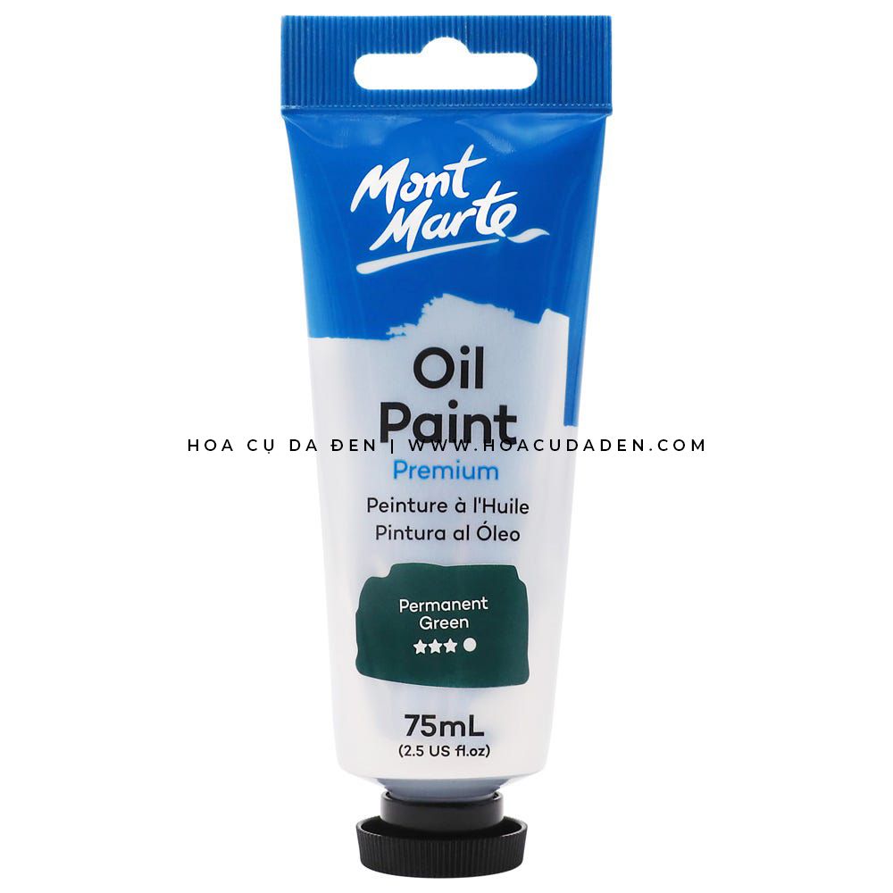 [DA ĐEN] Màu Sơn Dầu - Oil Mont Marte | Tube 75ml