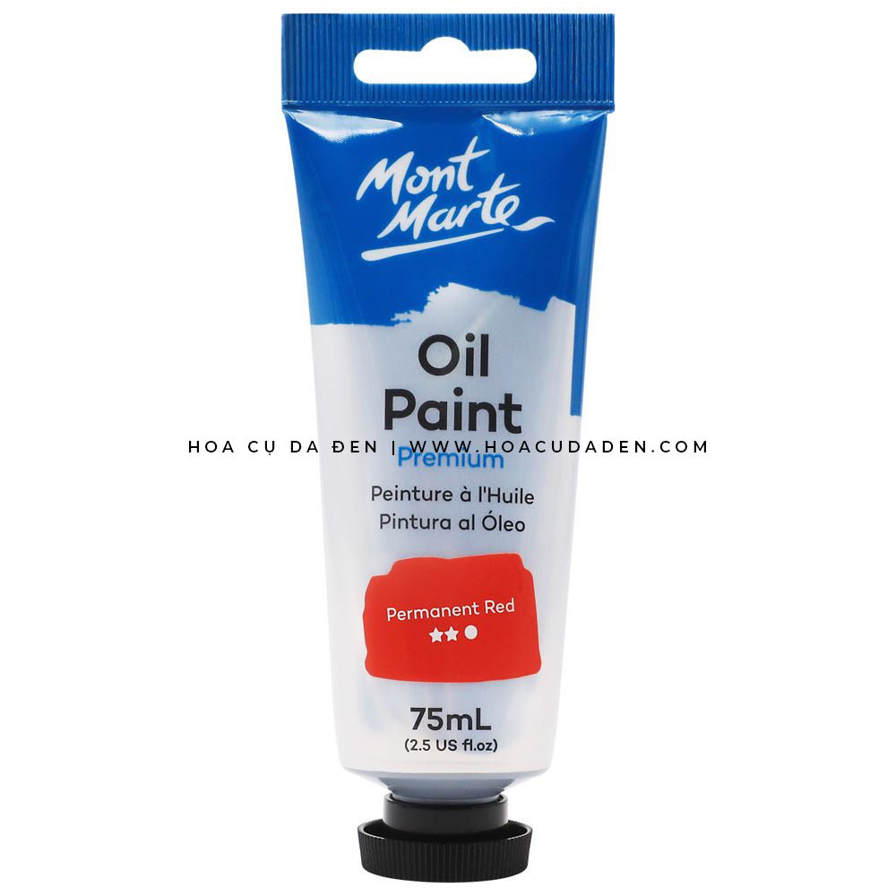 [DA ĐEN] Màu Sơn Dầu - Oil Mont Marte | Tube 75ml