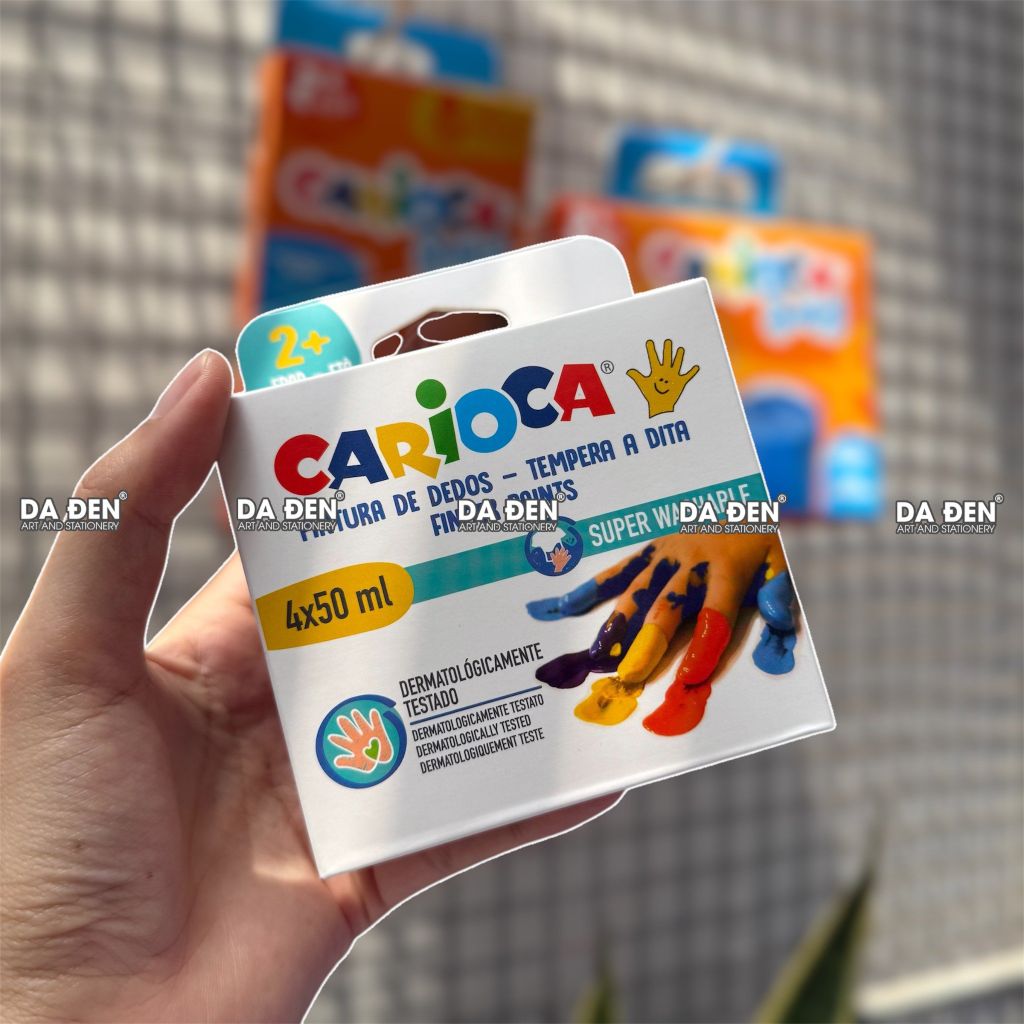 Màu Vẽ Sáng Tạo Trẻ Em Carioca Baby Finger Paint Cao Cấp