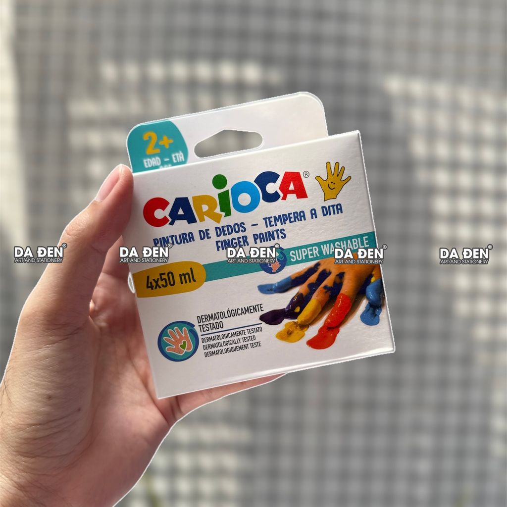 Màu Vẽ Sáng Tạo Trẻ Em Carioca Baby Finger Paint Cao Cấp