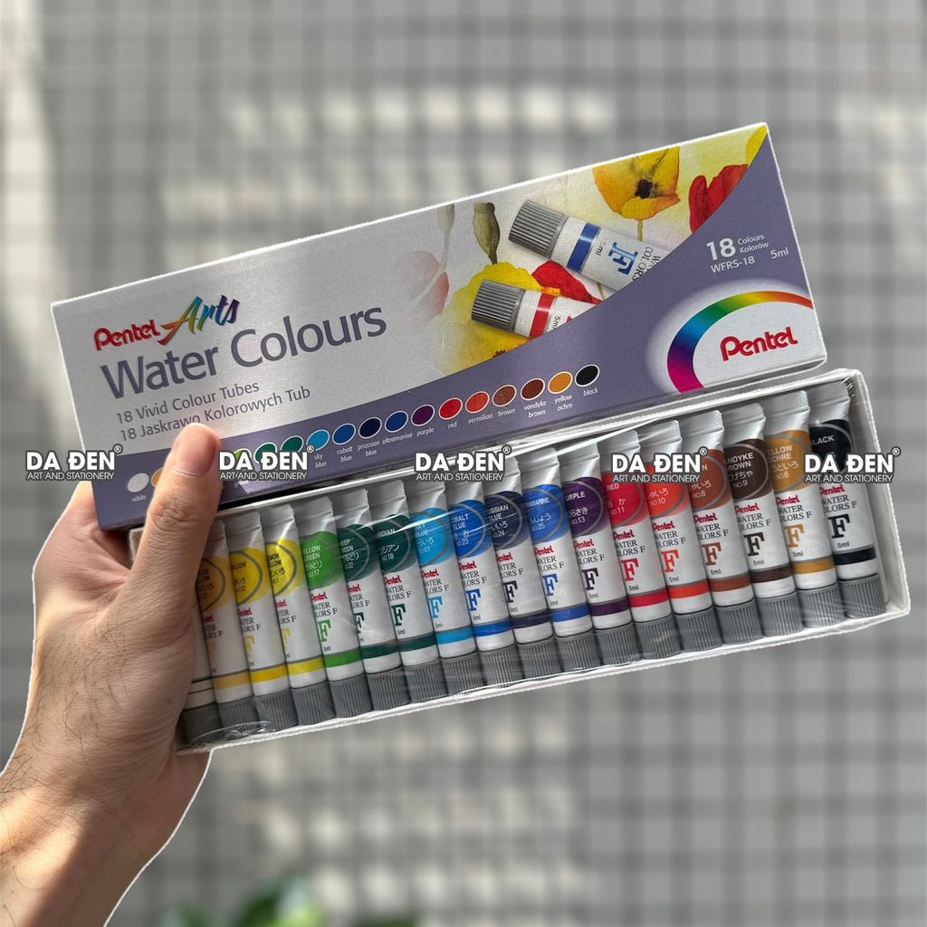 Màu Nước Tuýp Pentel 5ml - 24 Màu