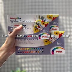 Màu Nước Tuýp Pentel 5ml - 12 Màu