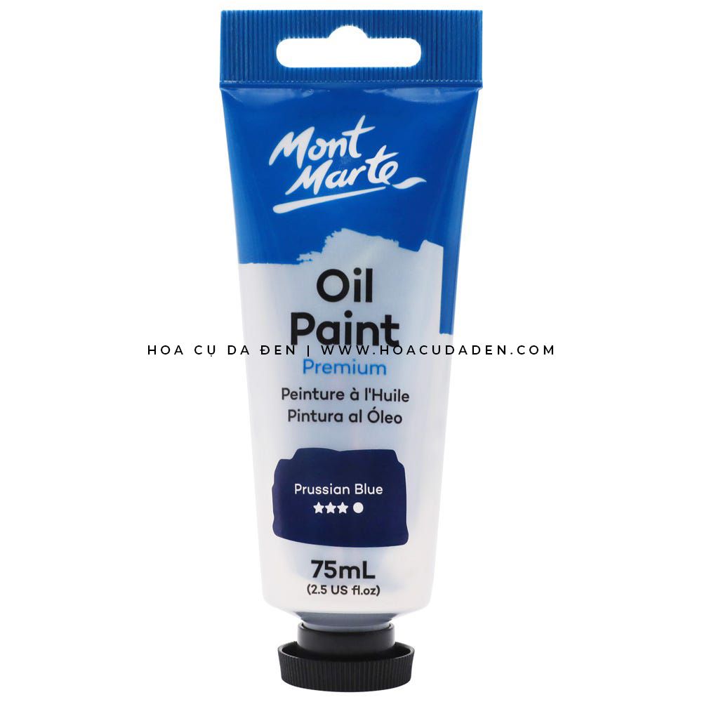 [DA ĐEN] Màu Sơn Dầu - Oil Mont Marte | Tube 75ml