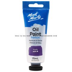 [DA ĐEN] Màu Sơn Dầu - Oil Mont Marte | Tube 75ml