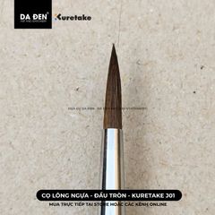 [DA ĐEN] Cọ Lông Ngựa Đầu Tròn Kuretake J01