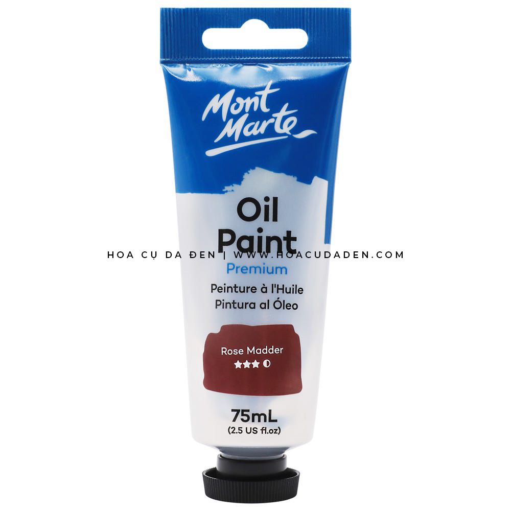 [DA ĐEN] Màu Sơn Dầu - Oil Mont Marte | Tube 75ml