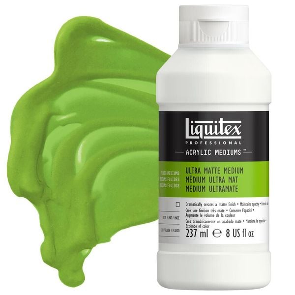 [ DA ĐEN] Liquitex Medium Matte (Bóng Mờ) – 237ml (8Oz)