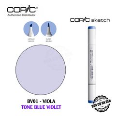 [DA ĐEN] Bút Marker Copic Sketch Lẻ Cao Cấp - Tone Blue Violet
