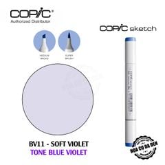 [DA ĐEN] Bút Marker Copic Sketch Lẻ Cao Cấp - Tone Blue Violet