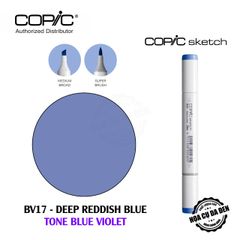 [DA ĐEN] Bút Marker Copic Sketch Lẻ Cao Cấp - Tone Blue Violet