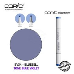 [DA ĐEN] Bút Marker Copic Sketch Lẻ Cao Cấp - Tone Blue Violet