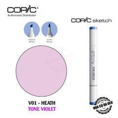 [DA ĐEN] Bút Marker Copic Sketch Lẻ Cao Cấp - Tone Violet
