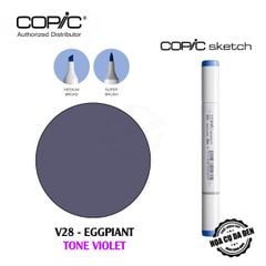 [DA ĐEN] Bút Marker Copic Sketch Lẻ Cao Cấp - Tone Violet