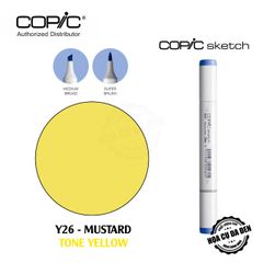 [DA ĐEN] Tone Yelllow - Bút Marker Copic Sketch Lẻ Cao Cấp