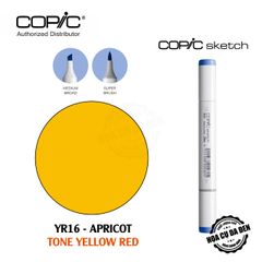 [DA ĐEN] Bút Marker Copic Sketch Lẻ Cao Cấp - Tone Yellow Red