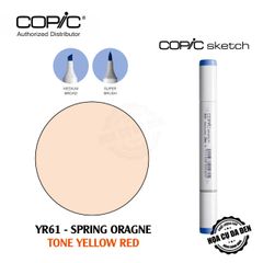 [DA ĐEN] Bút Marker Copic Sketch Lẻ Cao Cấp - Tone Yellow Red