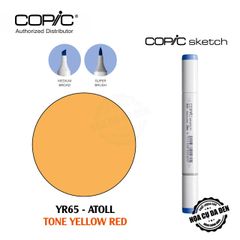 [DA ĐEN] Bút Marker Copic Sketch Lẻ Cao Cấp - Tone Yellow Red
