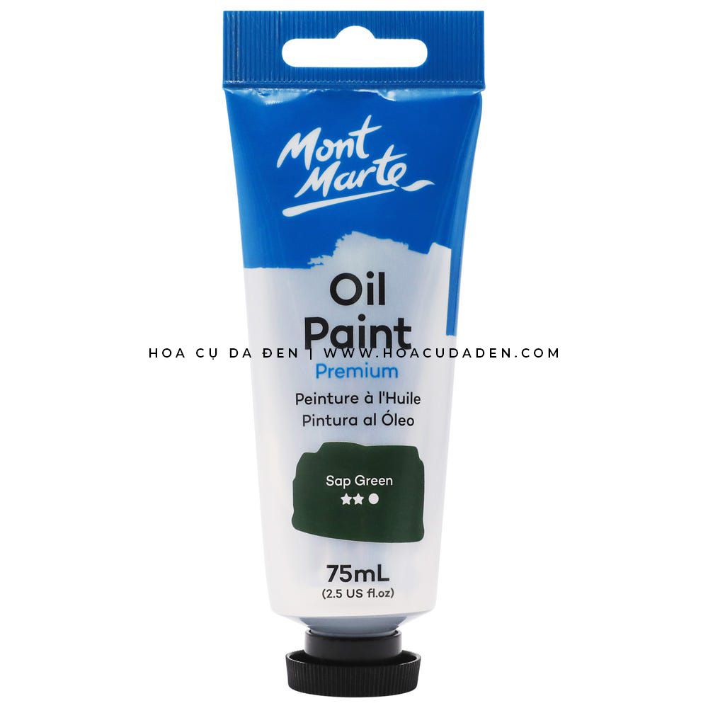 [DA ĐEN] Màu Sơn Dầu - Oil Mont Marte | Tube 75ml