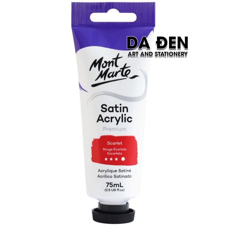 Màu Acrylic Satin Mont Marte Cao Cấp 75ml