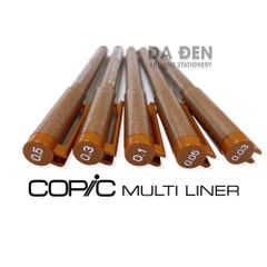 Bút Line Kháng Nước - Kháng Cồn Copic Multiliner - Sepia