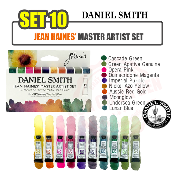 Màu Nước Daniel Smith Jean Haines’ Master Artist Set 10 Màu