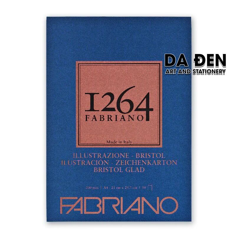 Sổ Fabriano 1264 Bristol A4 200g/m²