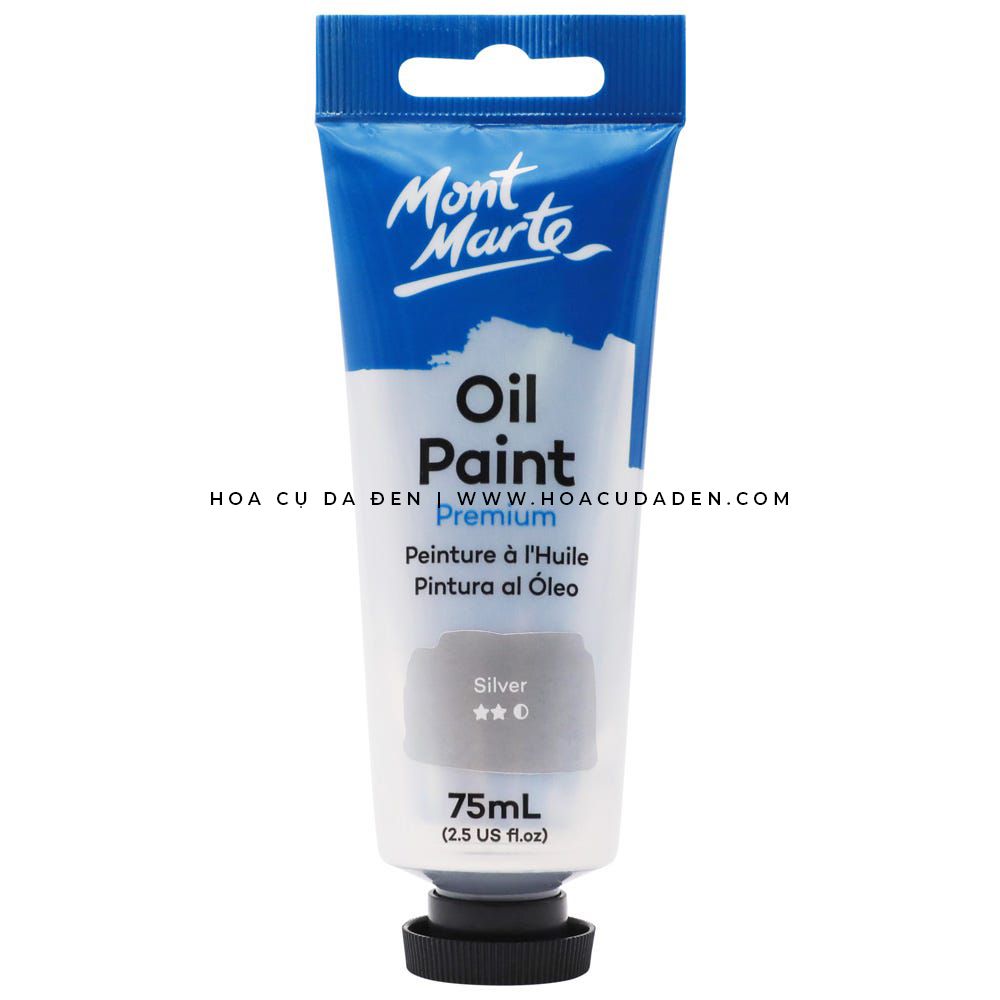 [DA ĐEN] Màu Sơn Dầu - Oil Mont Marte | Tube 75ml