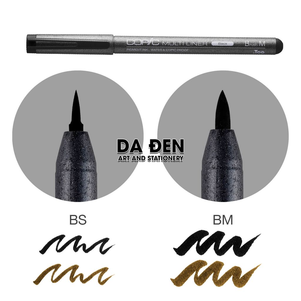 Bút Line Kháng Nước - Kháng Cồn Copic Multiliner - Black