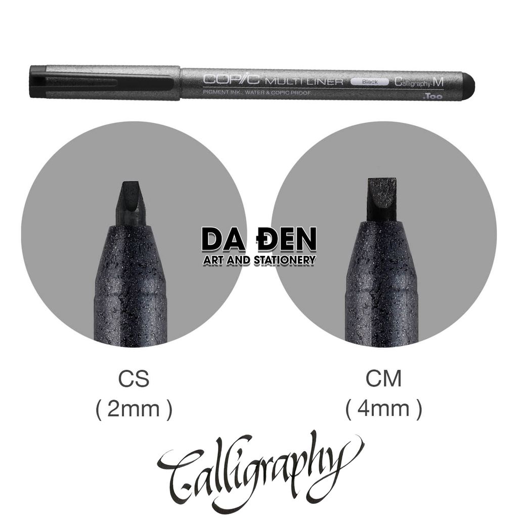 Bút Line Kháng Nước - Kháng Cồn Copic Multiliner - Black