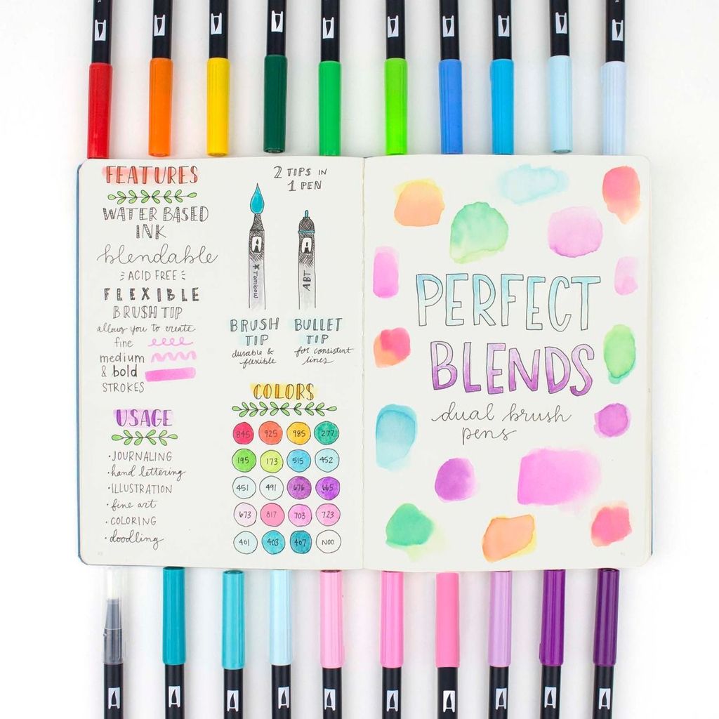 ABT Dual Brush Pen Set 20  Perfect Blends