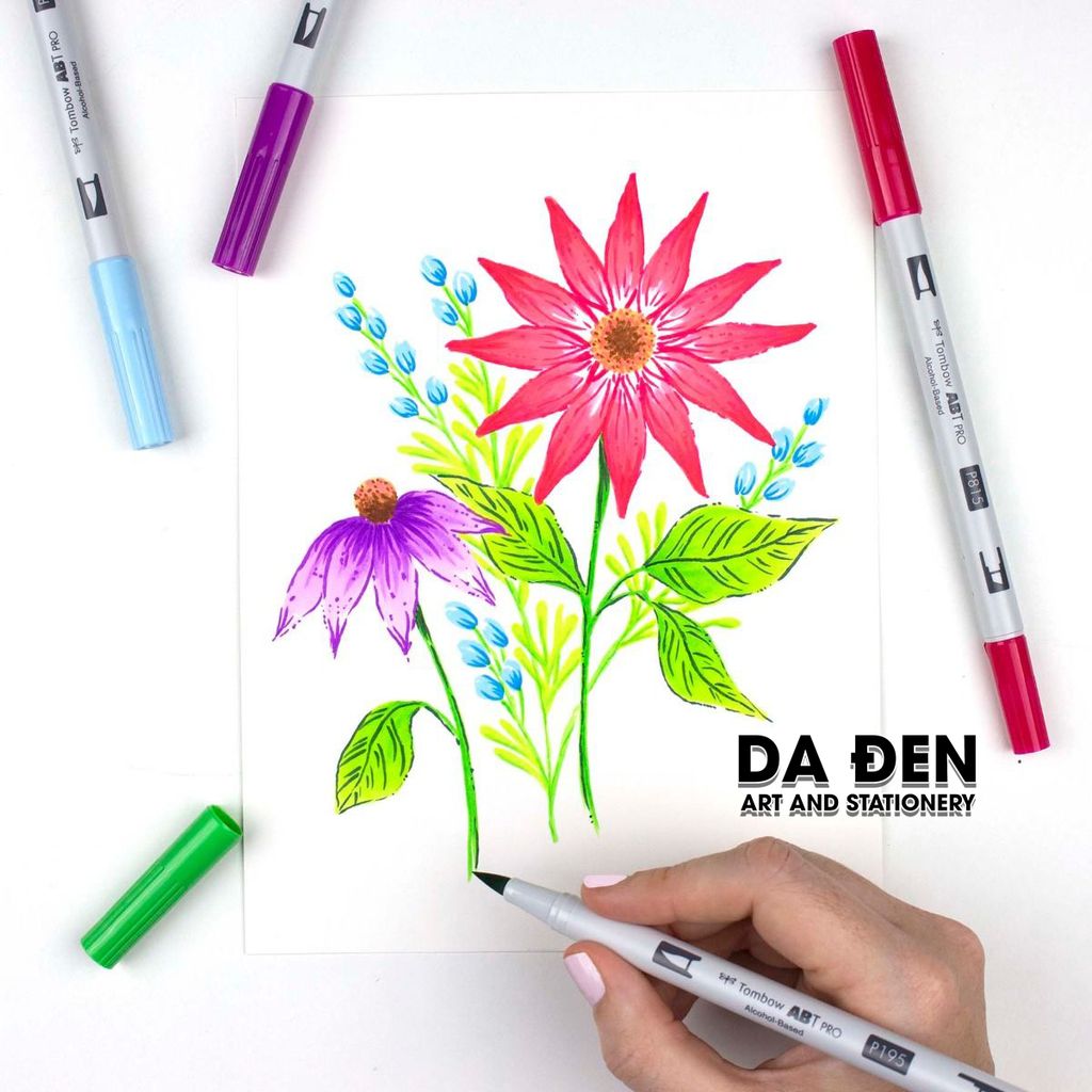 Bộ 12 Bút Dual Marker Tombow ABT Pro - NATURE