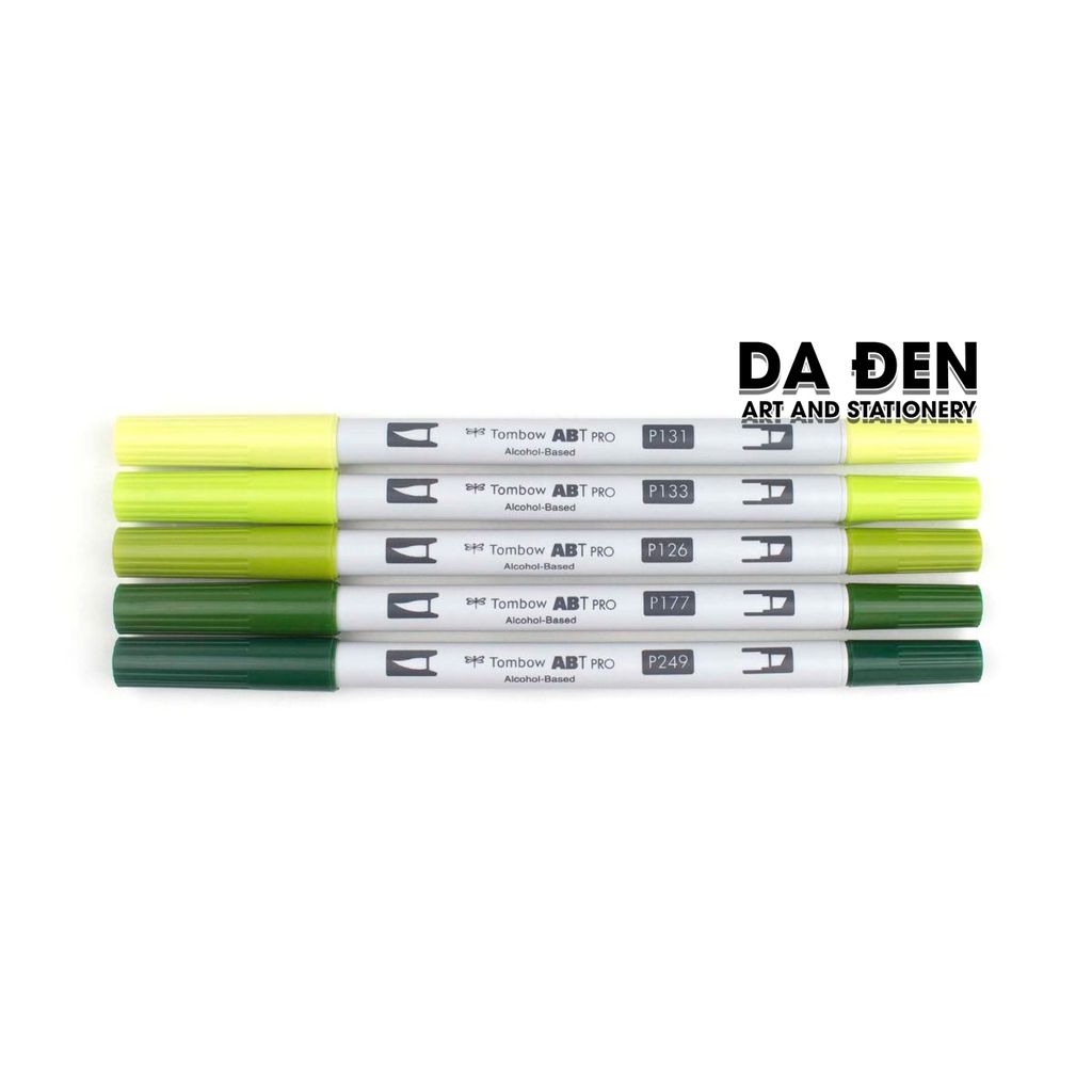 Bộ 5 Bút Dual Marker Tombow ABT Pro - Green Tones