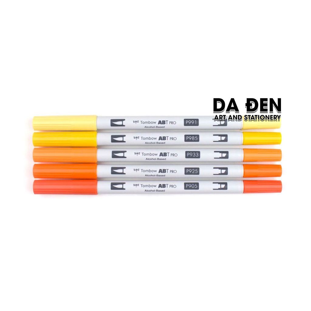 Bộ 5 Bút Dual Marker Tombow ABT Pro - Orange Tones