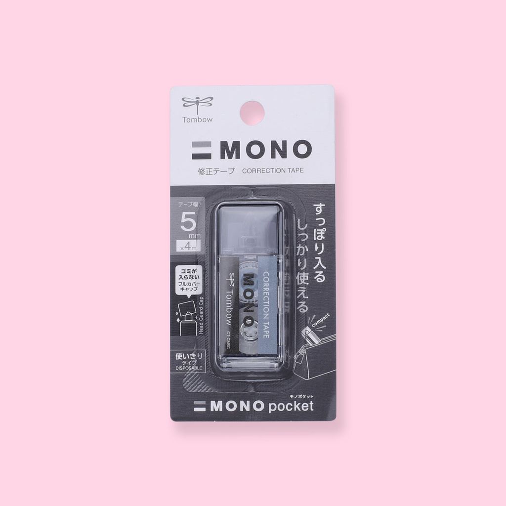 [DA ĐEN] Bút Xóa Kéo Tombow Mono Pocket
