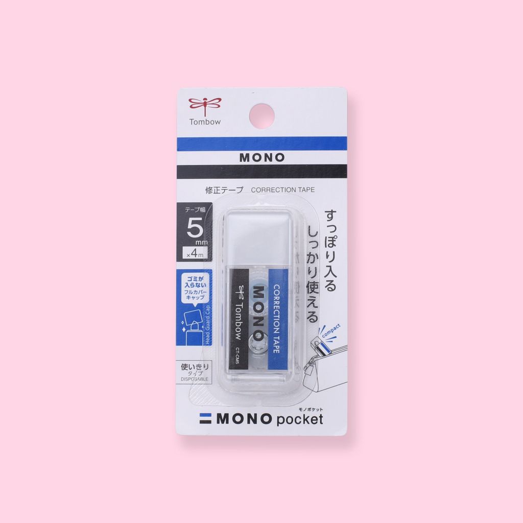 [DA ĐEN] Bút Xóa Kéo Tombow Mono Pocket