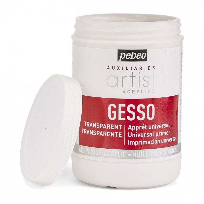 PEBEO Gesso Transparent Artist Sơn Lót Nền Cao Cấp