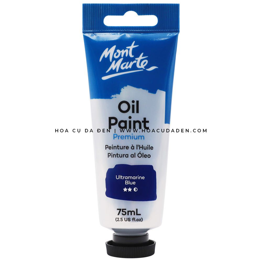 [DA ĐEN] Màu Sơn Dầu - Oil Mont Marte | Tube 75ml