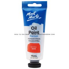 [DA ĐEN] Màu Sơn Dầu - Oil Mont Marte | Tube 75ml