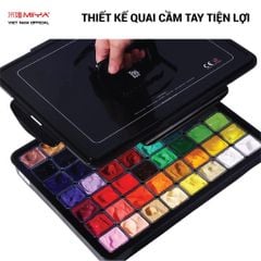 Màu Gouache Himi Thạch 56 Màu Hộp Nhựa (Phiên Bản Đặc Biệt Black Box)