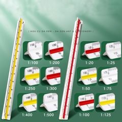 Thước Tỉ Lệ 3 Cạnh 30cm